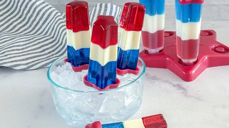 rocket pops in bowl of ice